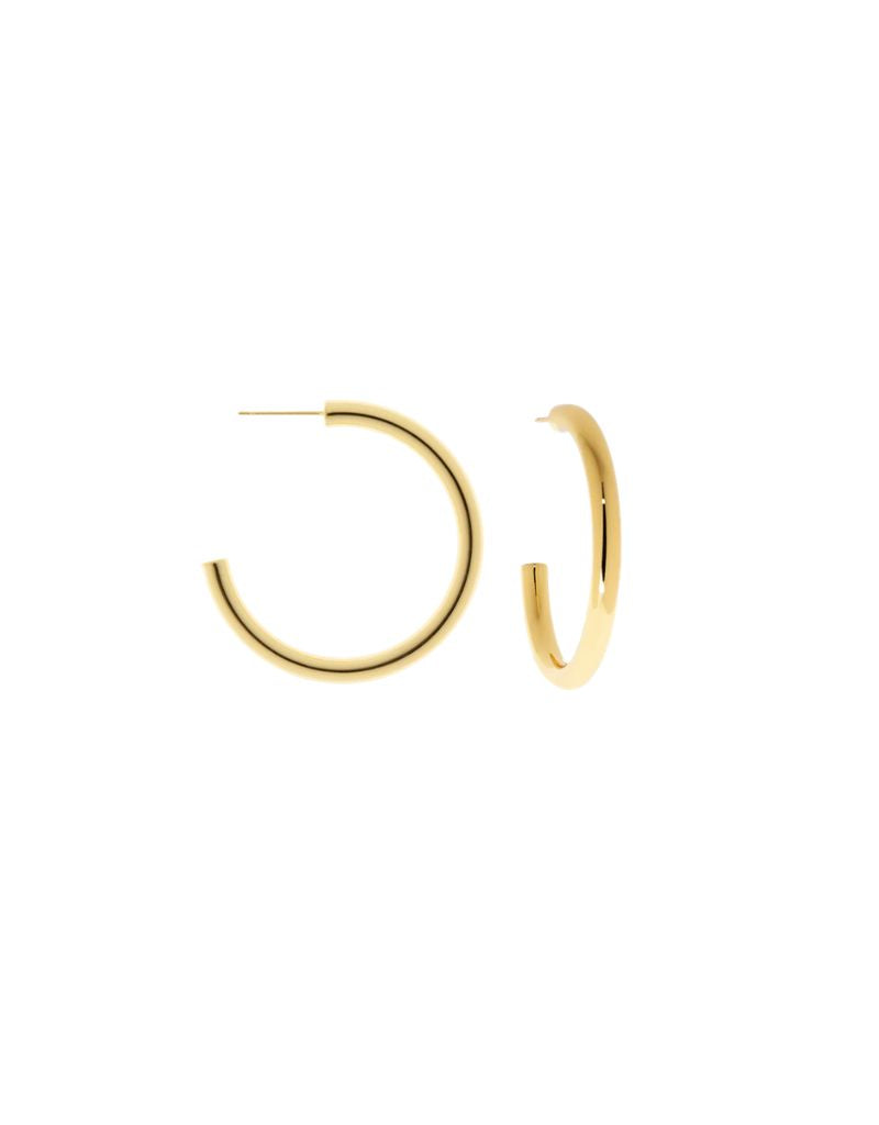 1197E Gold 1 5/8" Stainless Hollow Hoop Post
