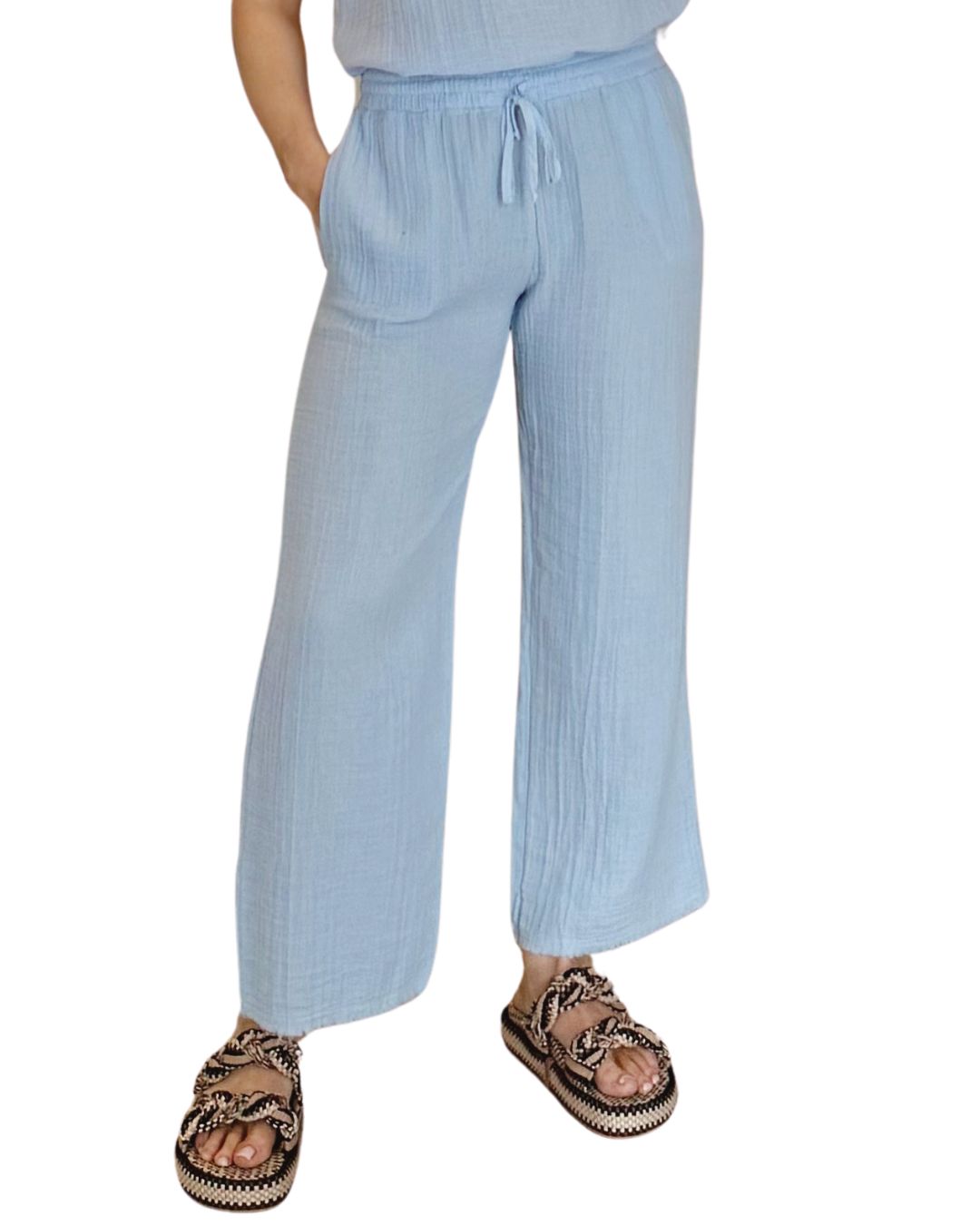 Elastic Long Pants Bluey