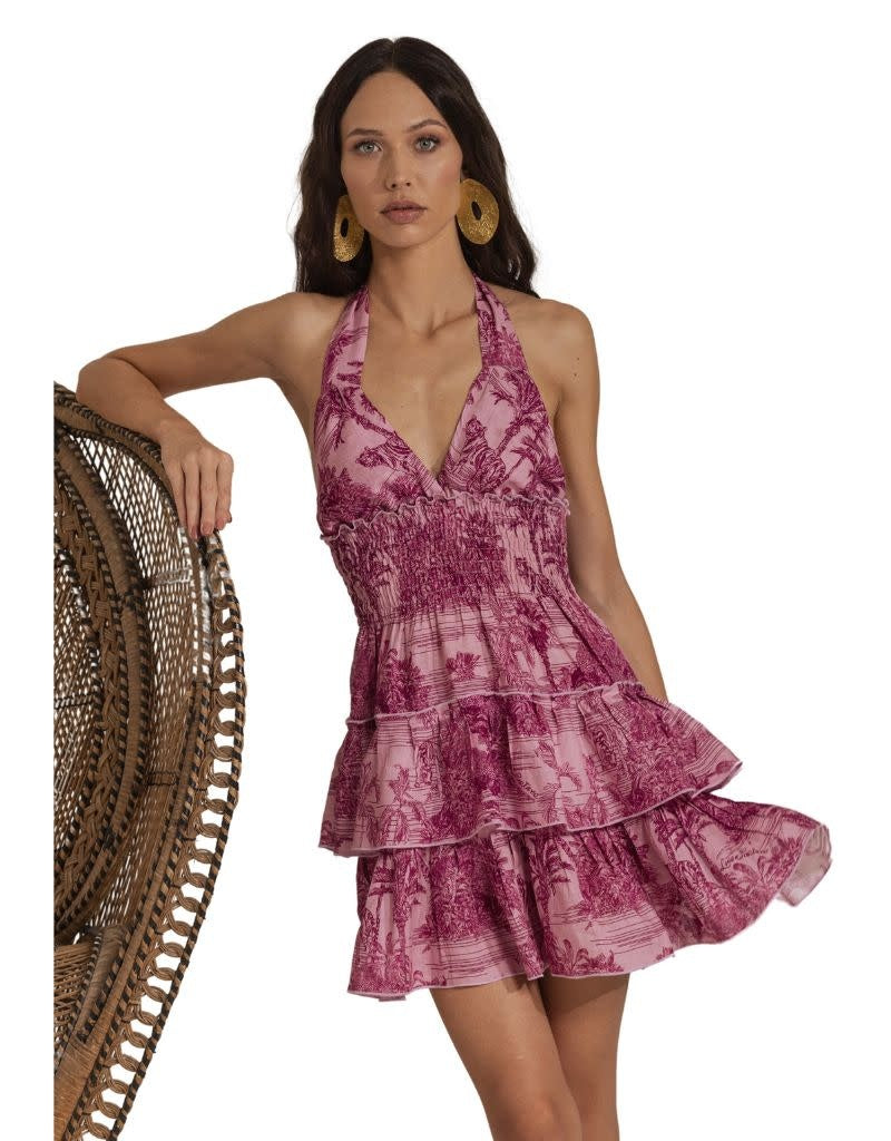 open lace back dress Manning Cartell Hire