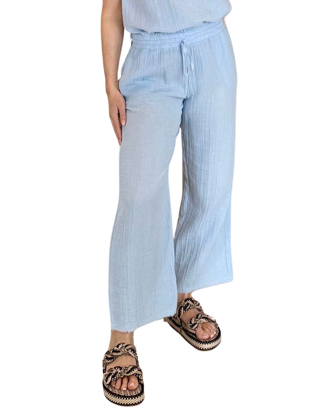 Elastic Long Pants Bluey