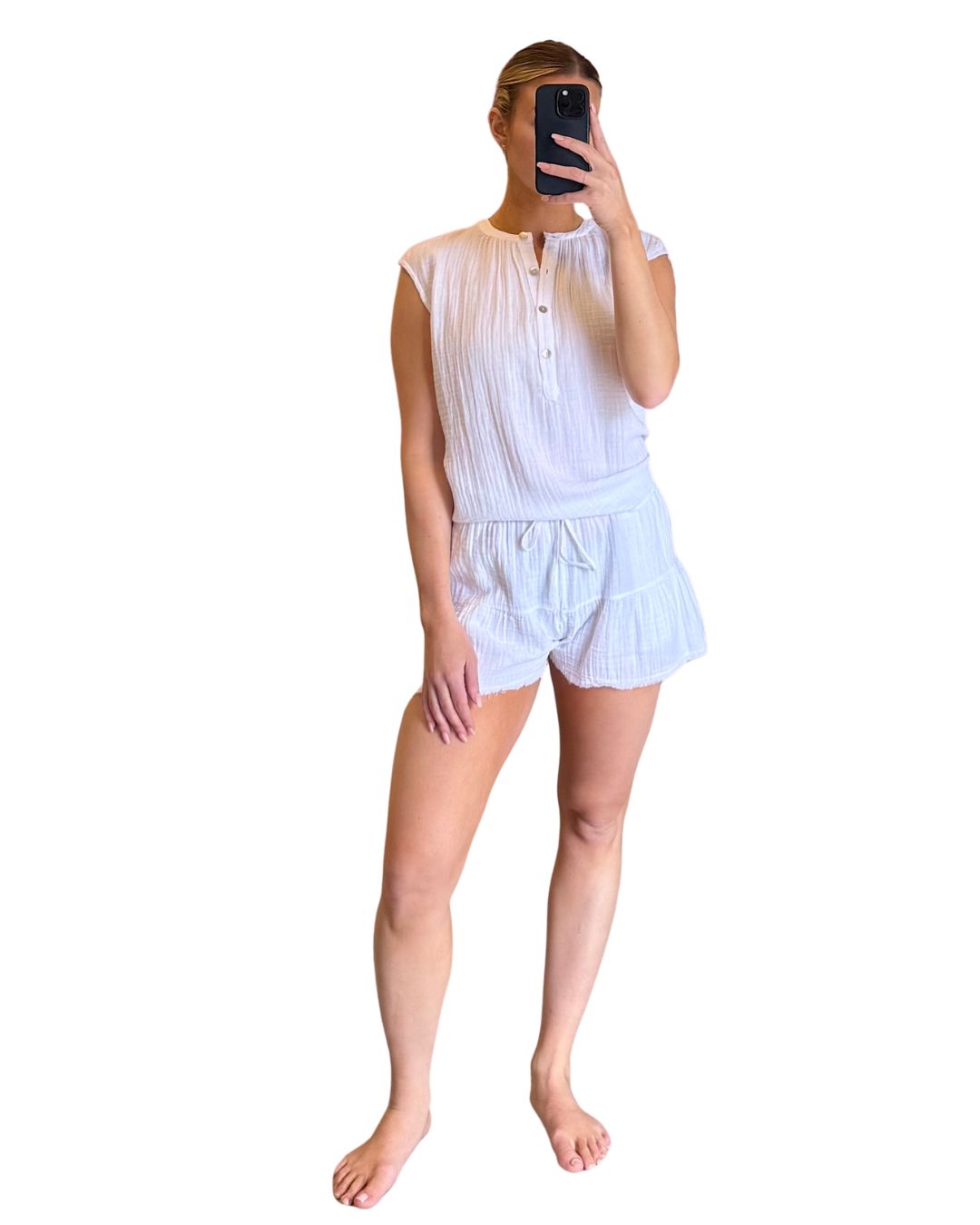 V-Shorts White