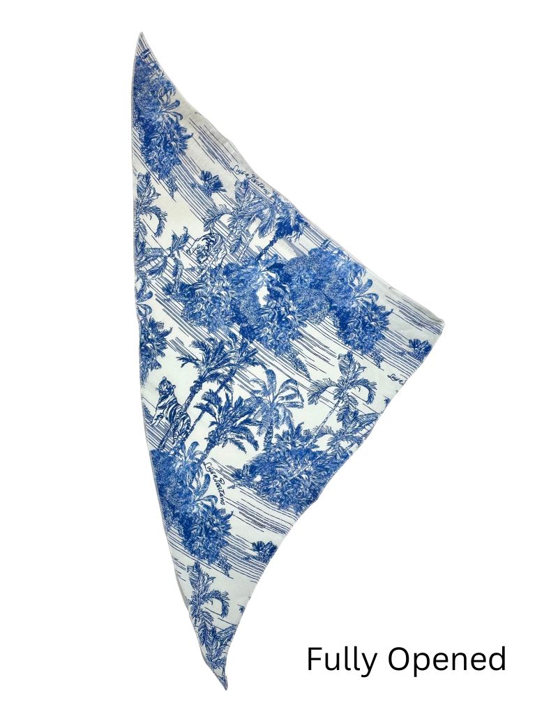 Bandana Blue Toile
