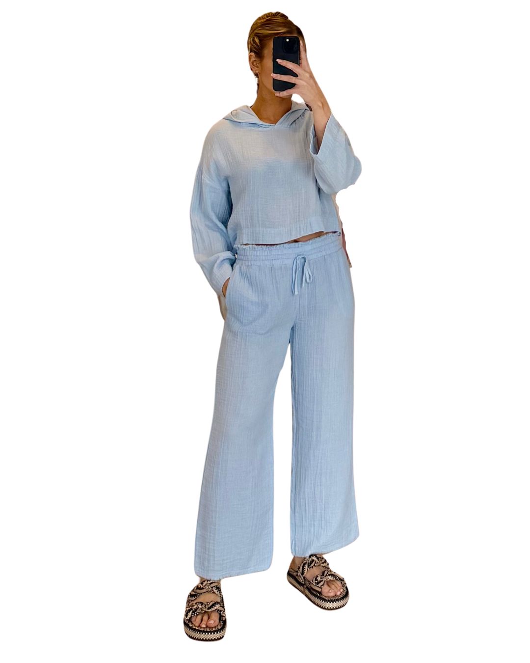 Elastic Long Pants Bluey