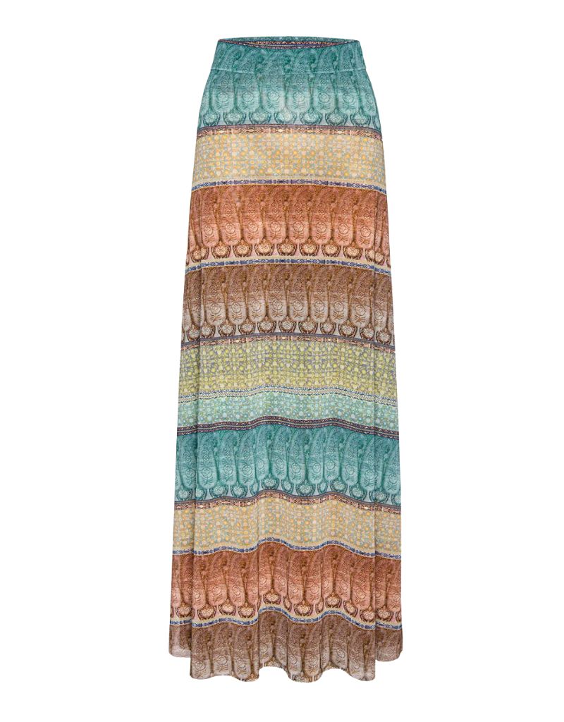 Ekat Skirt Paisley Ombre Mesh