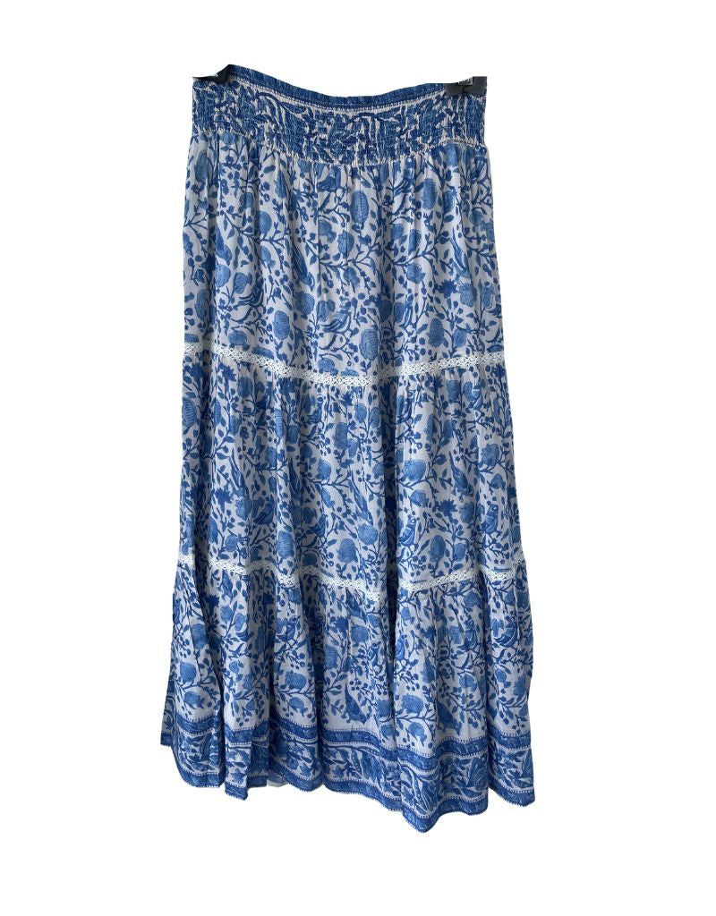 Marni Maxi Skirt Blue White 4