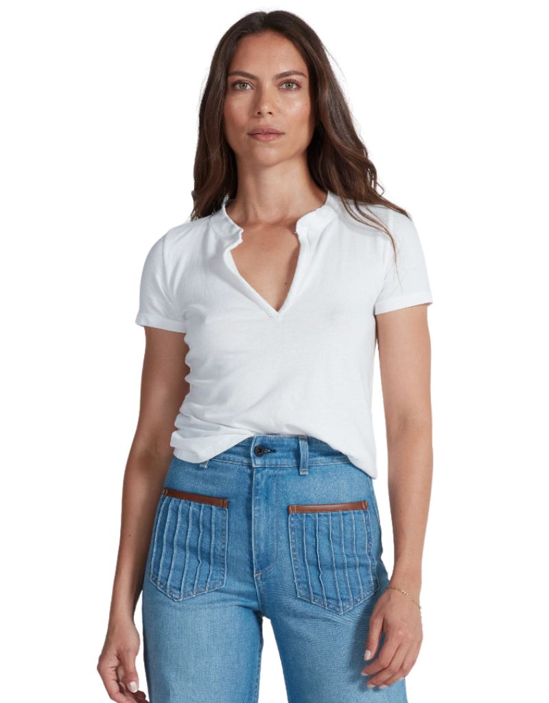 ASKK NY Classic Henley Ivory