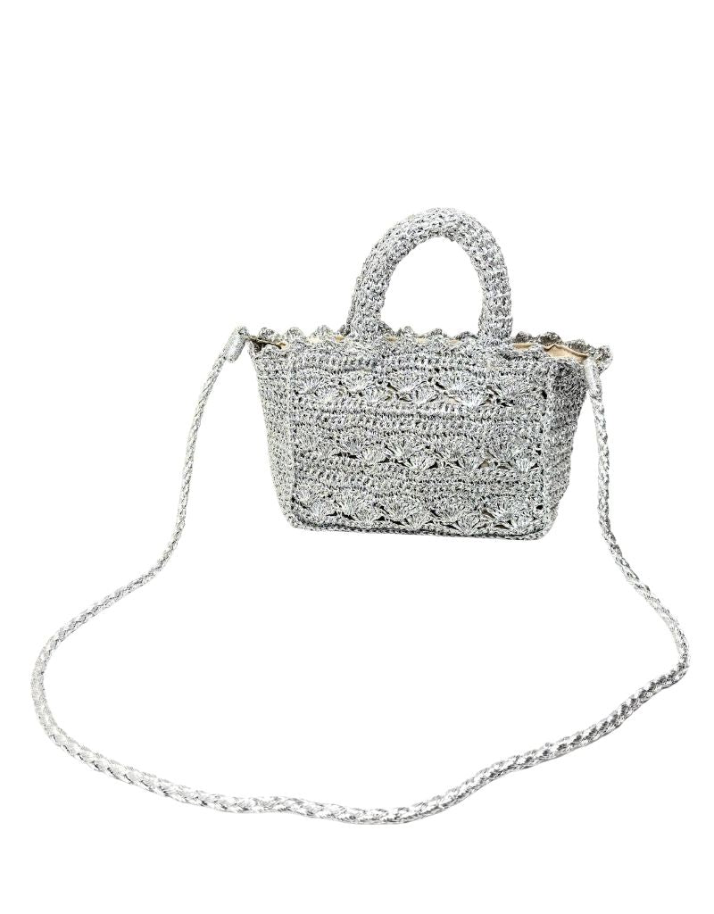 Astrid Mini Tote Silver