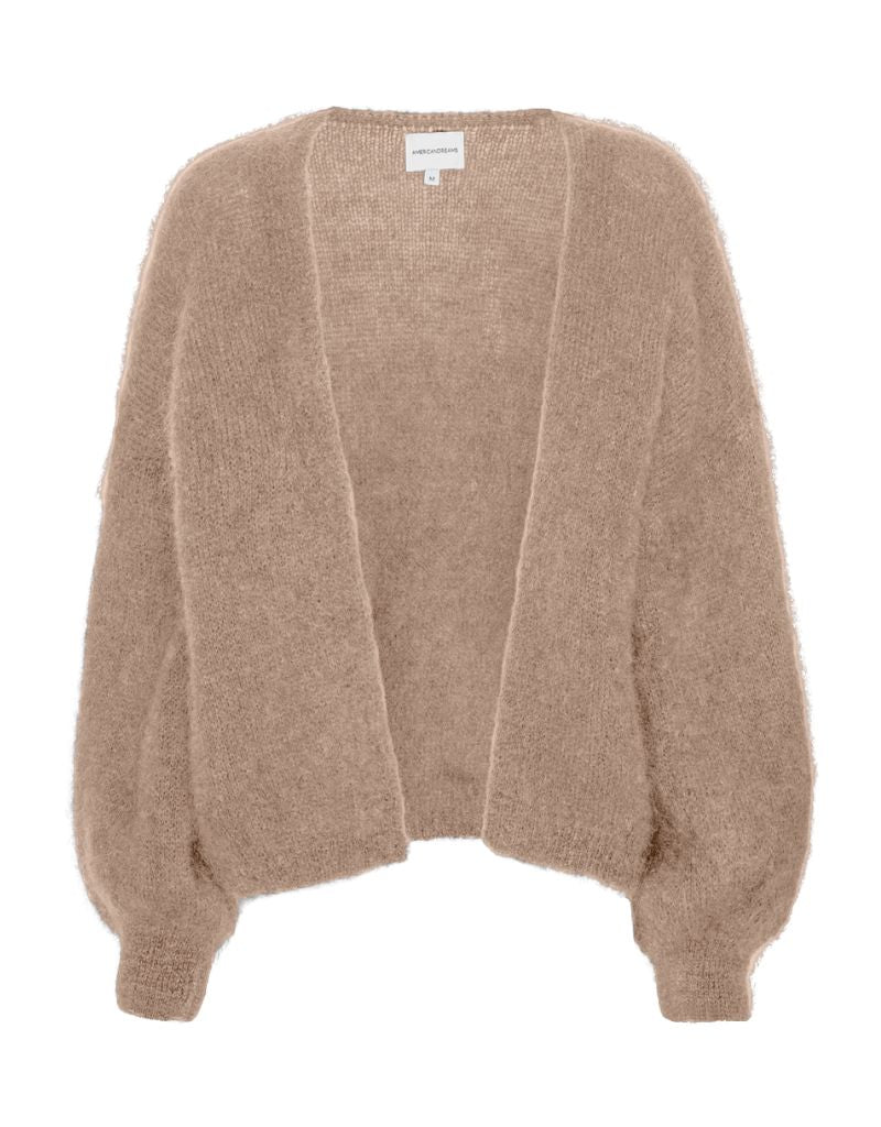 American Dreams Lee Short Cardigan Medium Brown