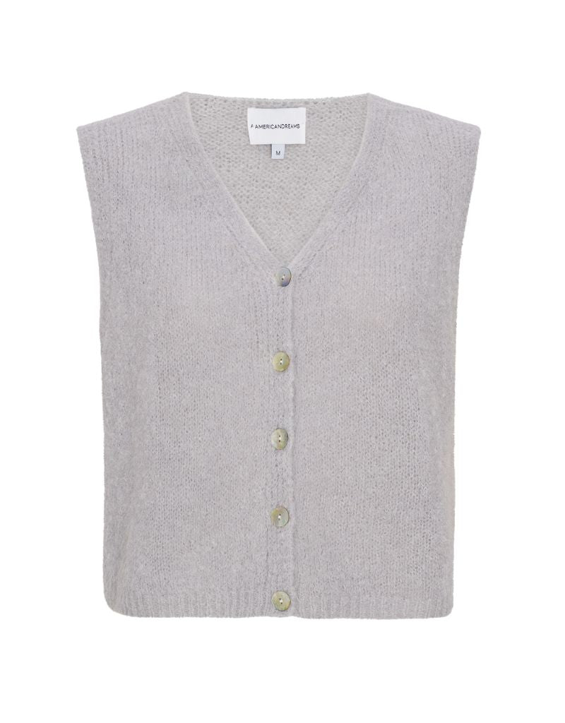 American Dreams Telma Vest Light Grey