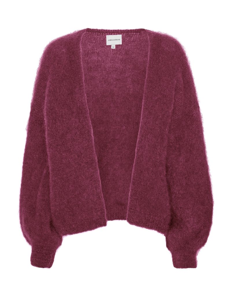 Americandreams Lee Short Cardigan Bordeaux