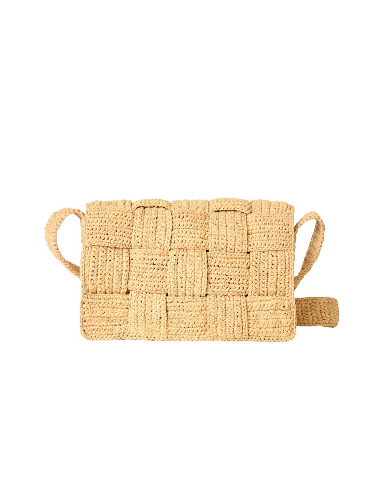 BTB Los Angeles Gigi Foldover Clutch Natural