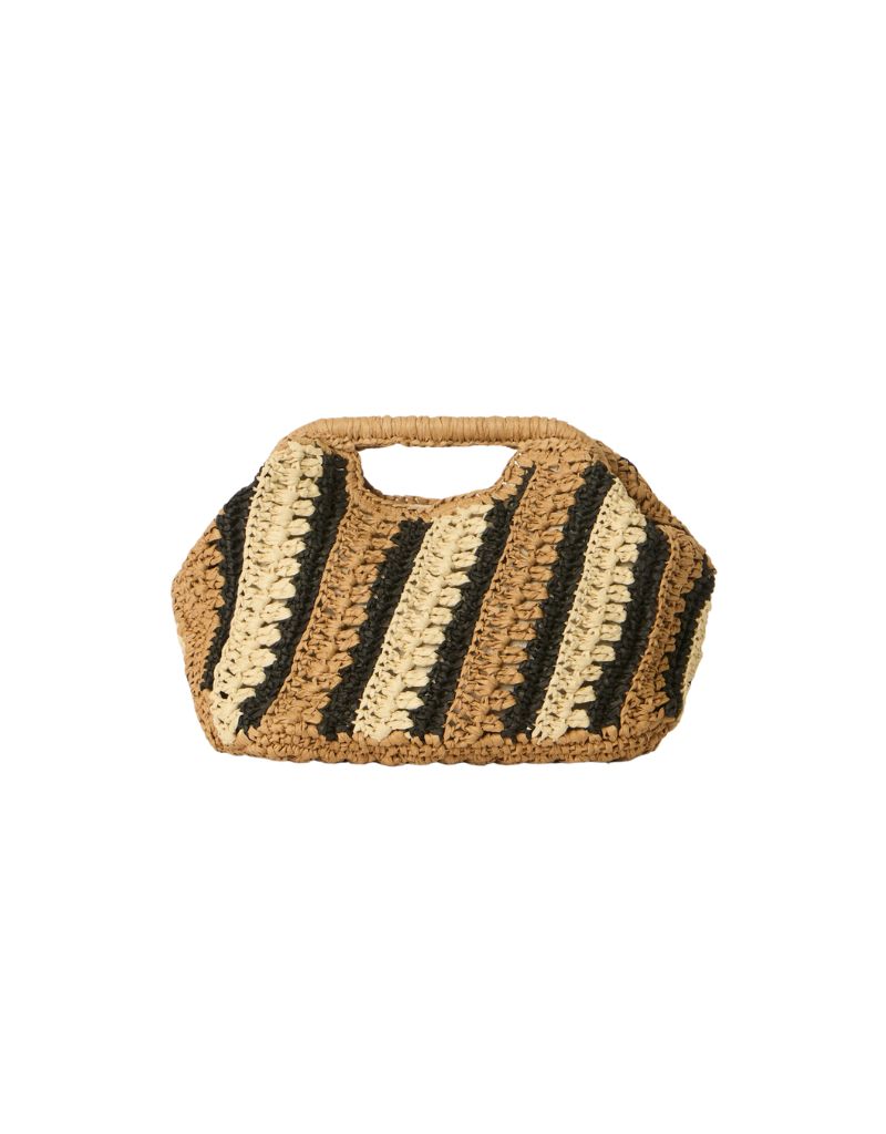 BTB Los Angeles Harper Clutch Natural Multi