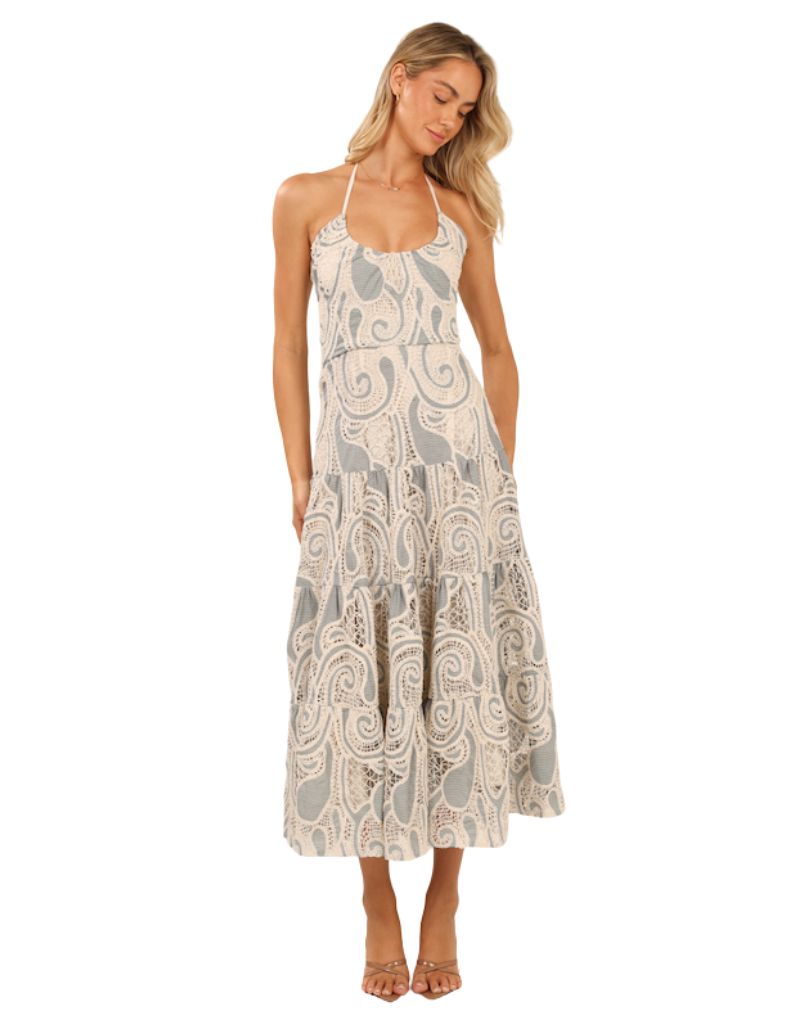BTB Los Angeles | Kennedy Dress Navy Cream BTB Los Angeles | Kennedy Dress Navy Cream