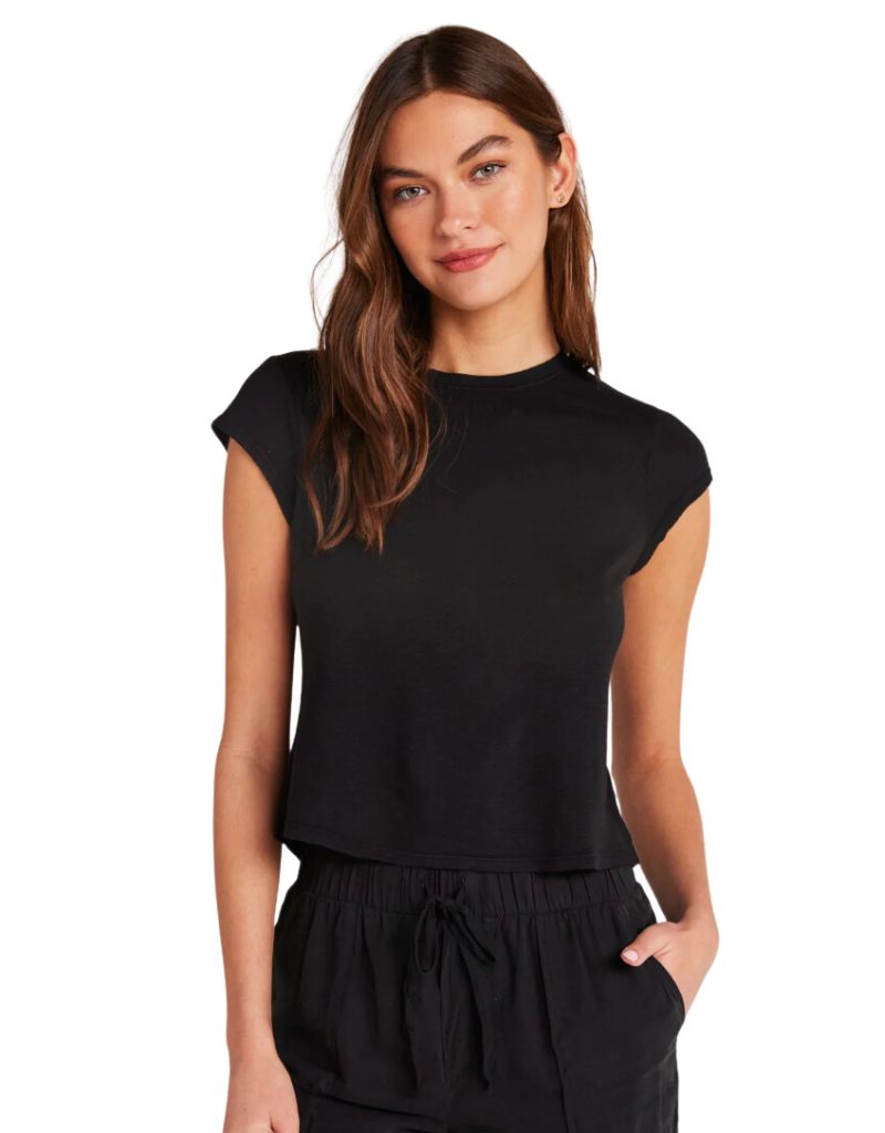Bella Dahl Baby Crew Tee Black