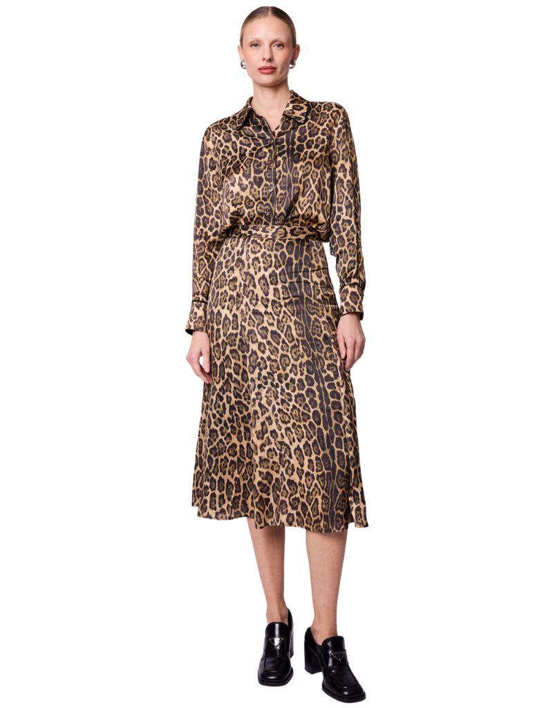 Berenice Jalia Skirt Leopard Print