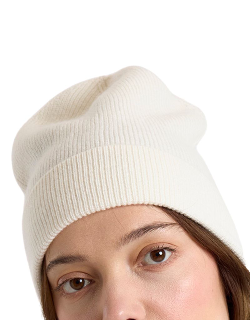 Brodie Cool Girl Beanie Organic White