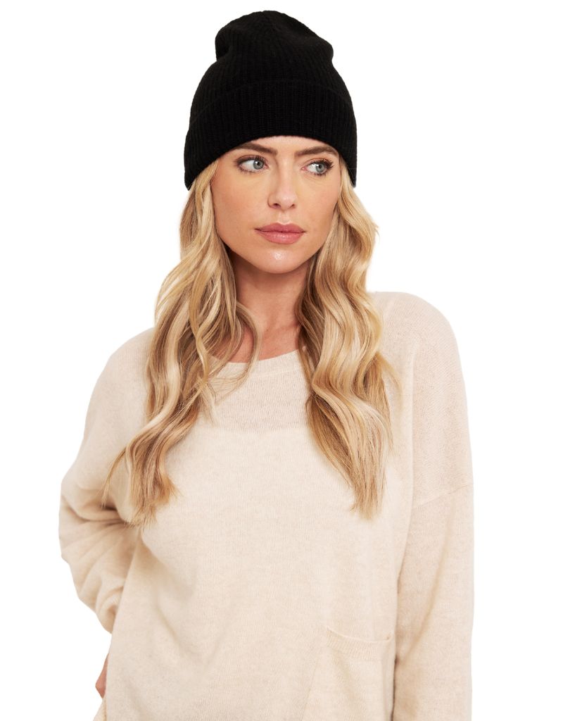 Brodie Rose Beanie Black