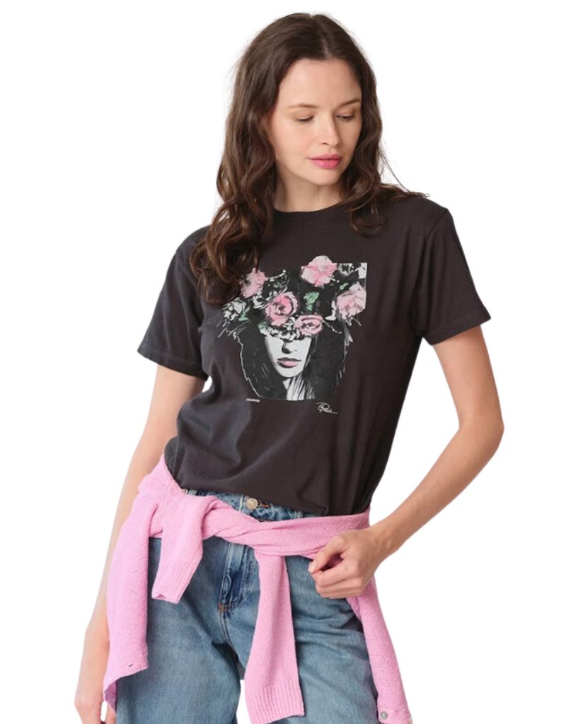 C Press Studio Promise Mushie Tee Worn Black