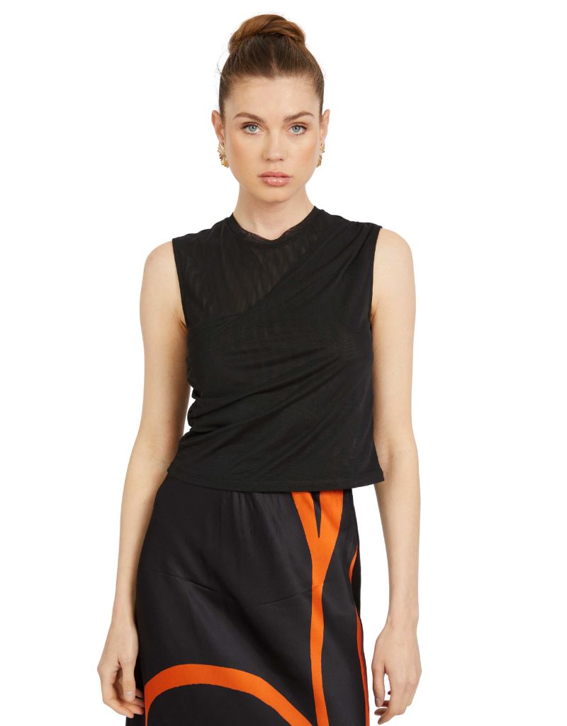 Caballero Devi Top in Black