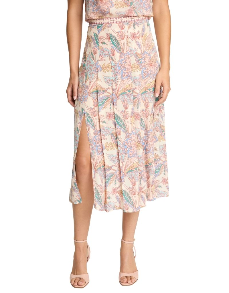 Caballero Glenda Skirt in Paisley Floral
