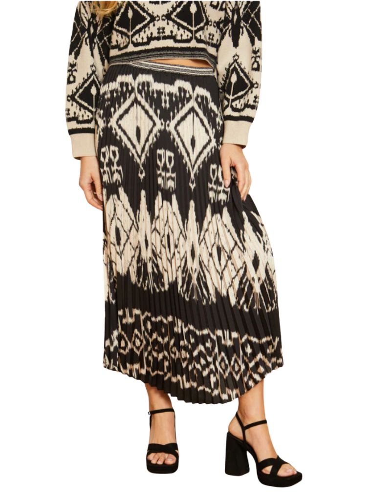Caballero Lucille Ikat Tapestry Skirt