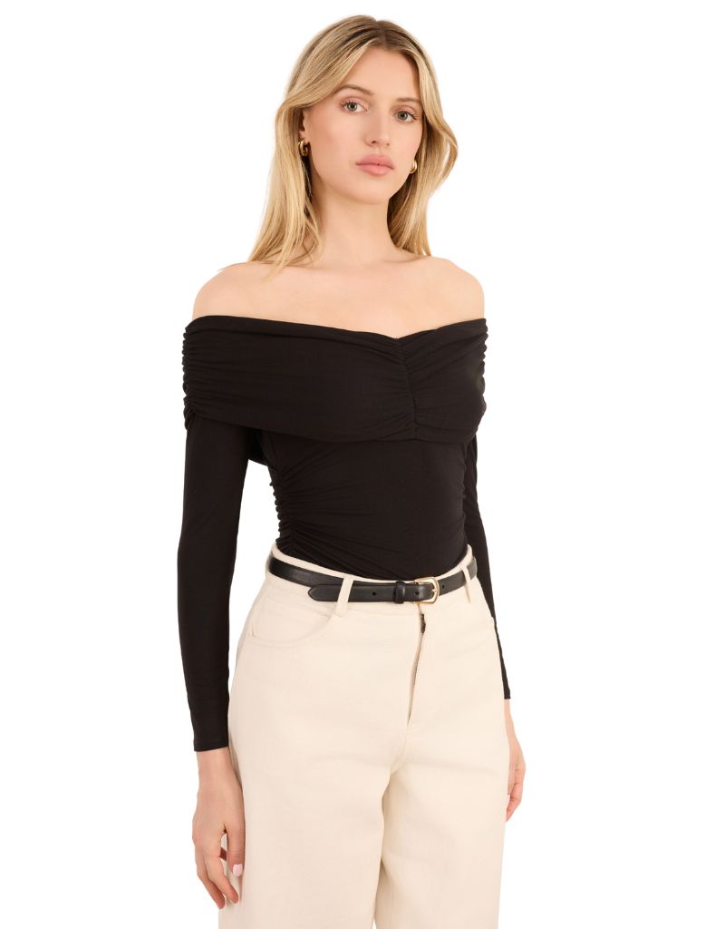Cami NYC Julien Bodysuit Black