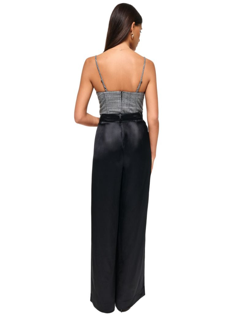 Cami NYC Monet Bodysuit Black White Back