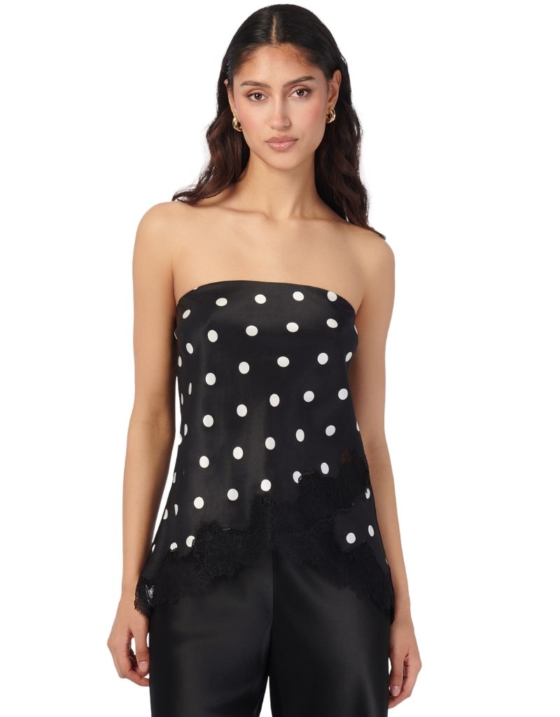 Cami NYC Odessa Strapless Camisole Polka-Dot