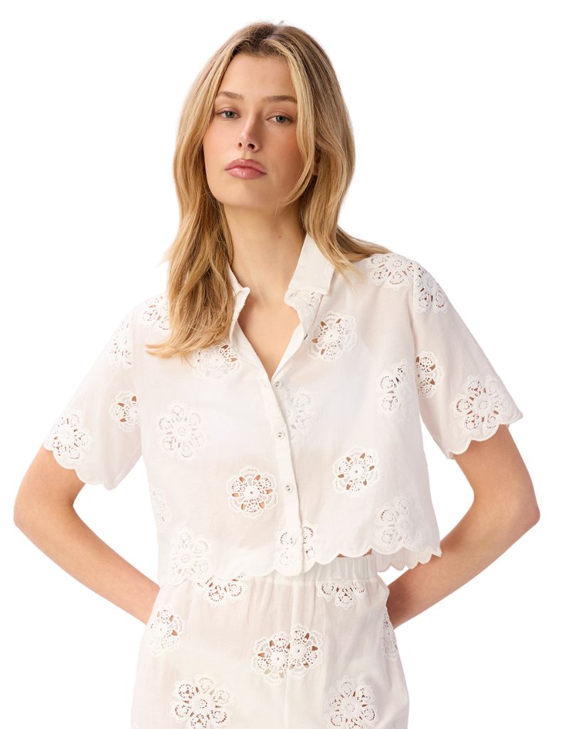 Cami NYC Xana Cotton Top Macadamia