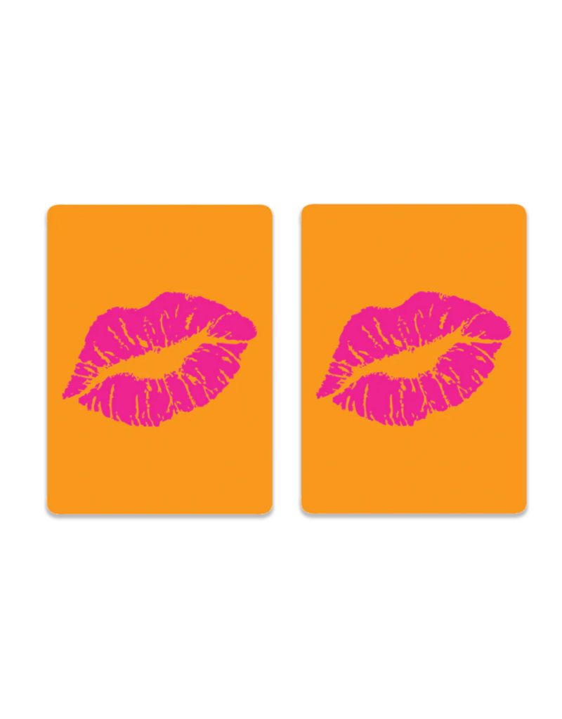 Canasta sets.com Playing Cards Plastic PVC Lips Design