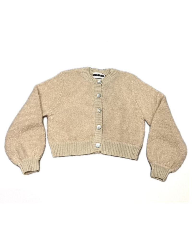 Jackson Boucle Cardigan Butter