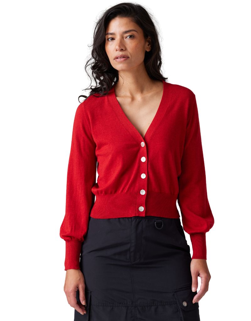 Colorush CSC Jes Elegant Cardigan Cranberry