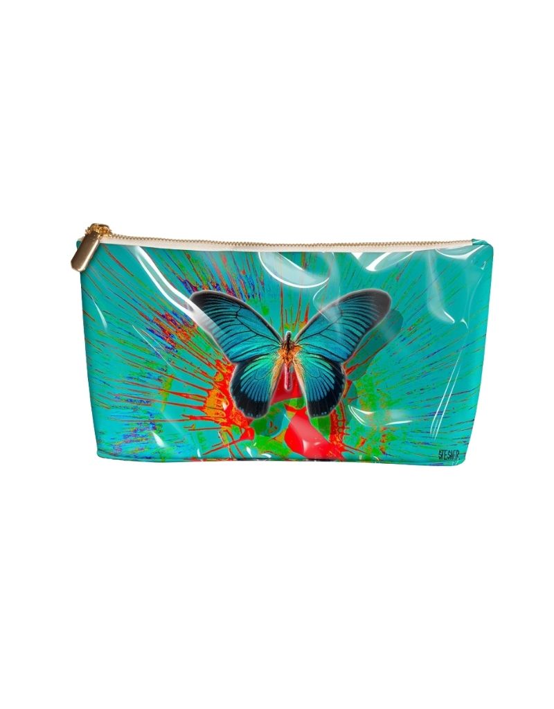 flight traveling makeup bag Vibrant Medium Travel Case MASSIVE Bull Shark... Catch Follw 3 Color:Antique Saddle/Distressed Leather Deep Drop & Swordfishing