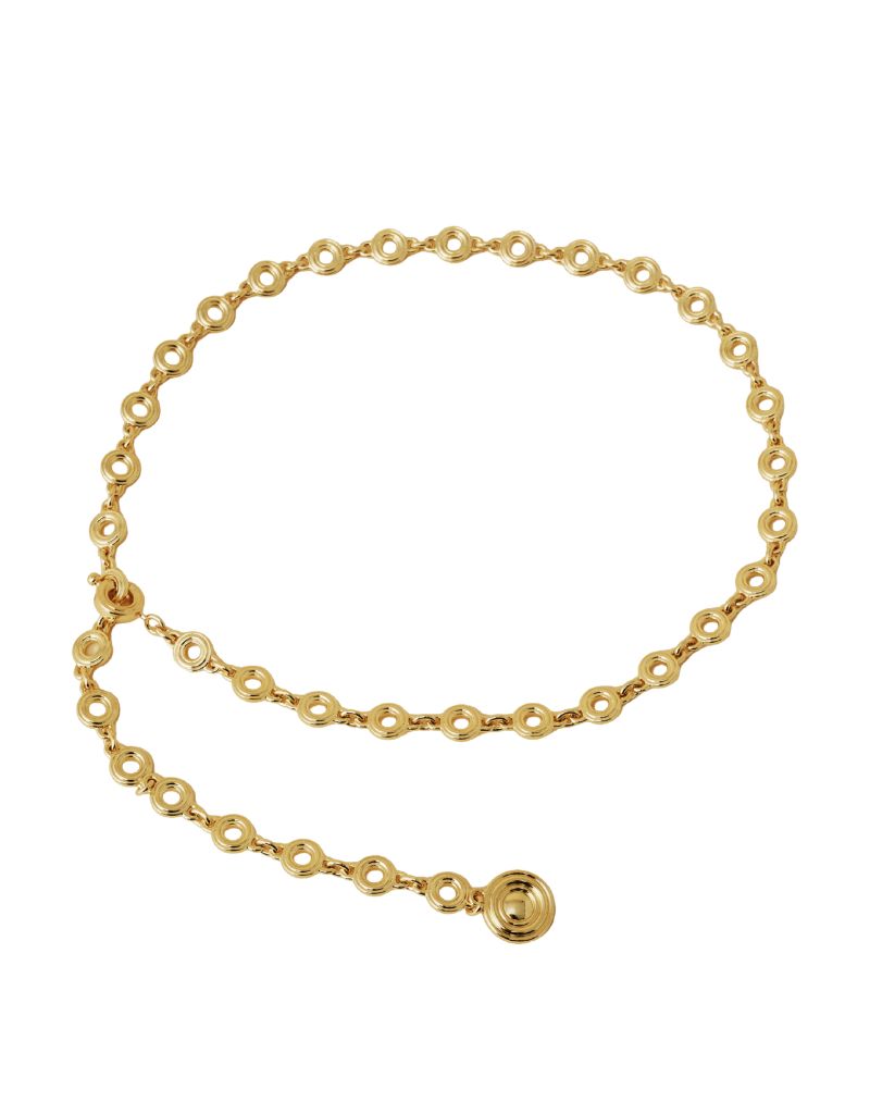 Dehanche Elysees Gold Chain Belt