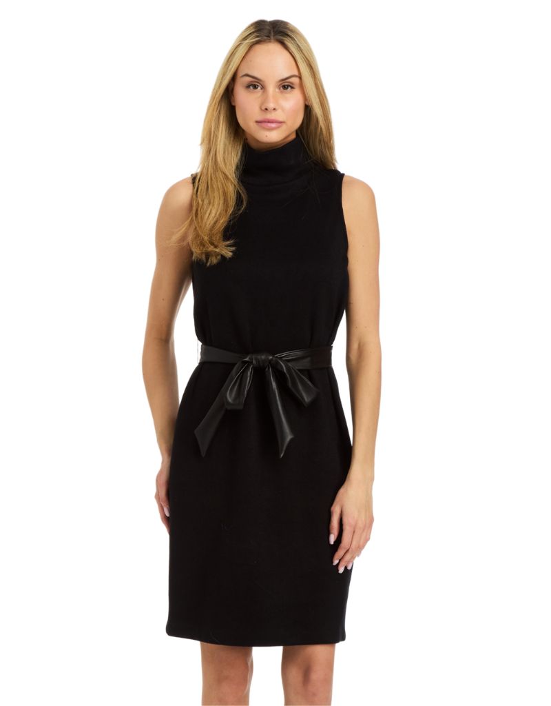 Drew Clothing Cosette Dress Double Cashmere Black