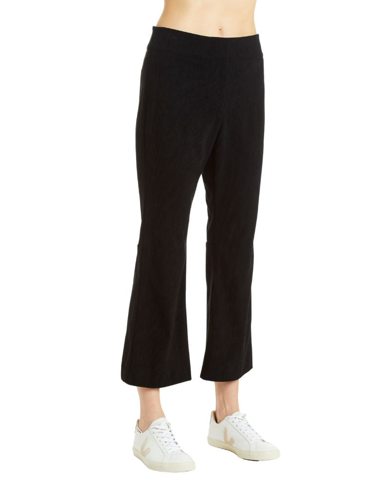 Drew Riley Crop Stretch Cord Pant Black