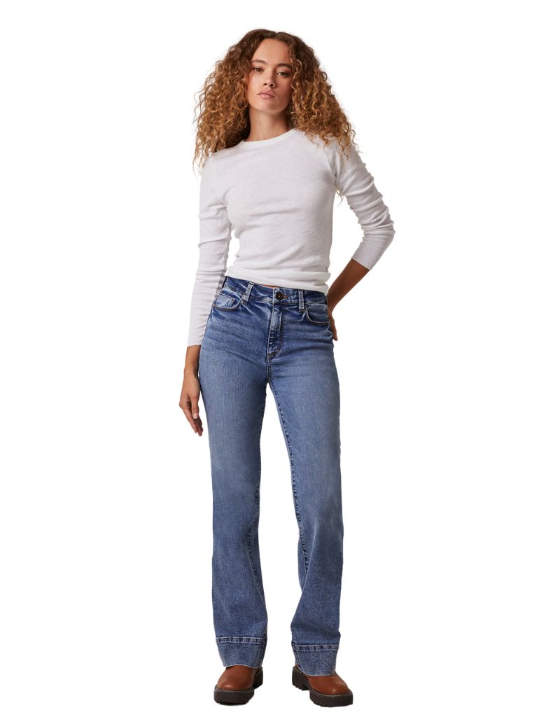 Edyson Grant High Rise Flare Medium Seymour Wash 