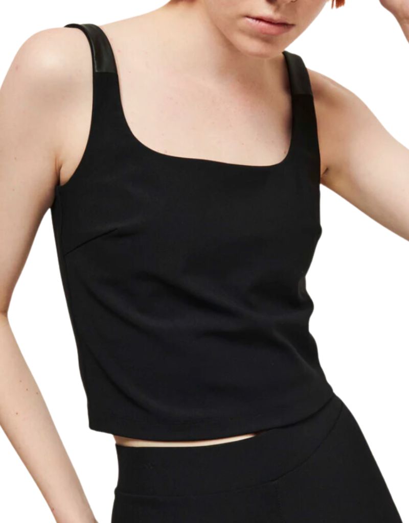 Elaine Kim Tovala Tech Stretch Tank Top Black C