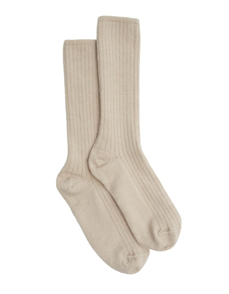 Eleven Six Ali Ribbed Sock Nude