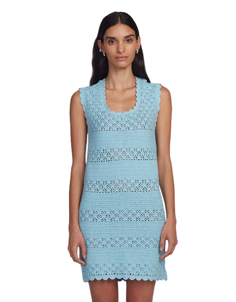 Eleven Six Bella Mini Dress Skye Blue