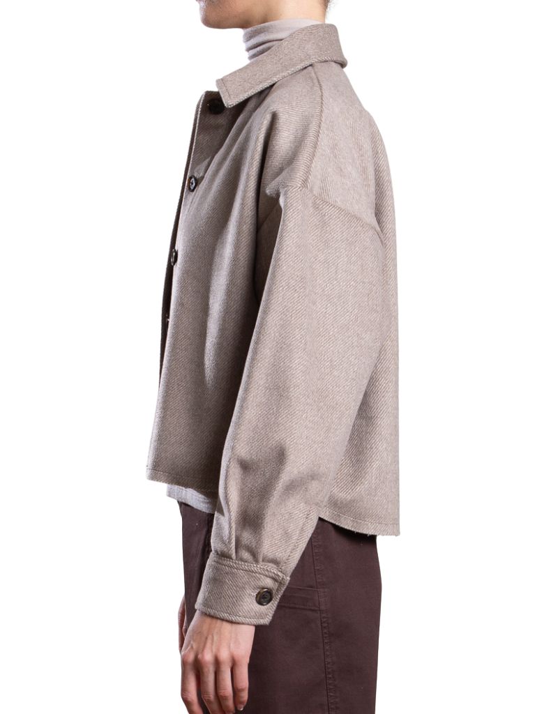 Esme Shirt in Brushed Twill Toast