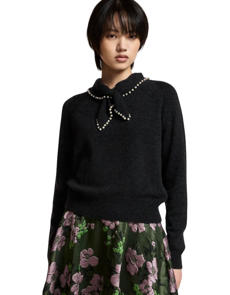 Essentiel Antwerp Kasa Pullover with Beads Combo2 Steel Pulse
