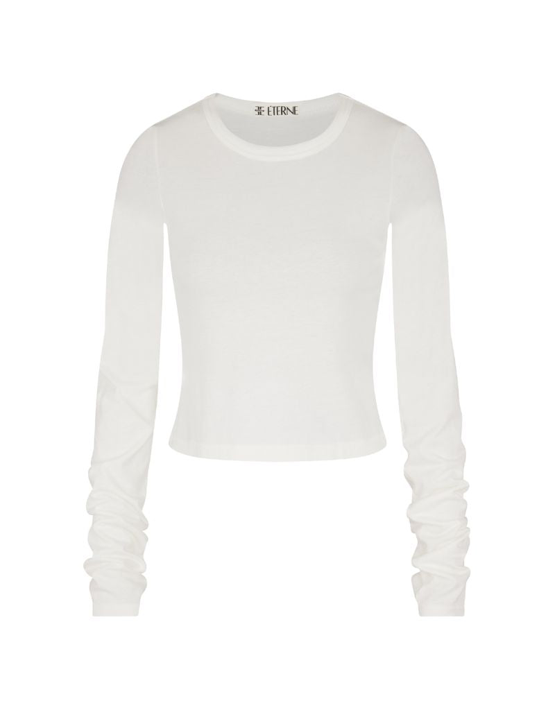 Eterne Long Sleeve Baby Tee CBMD304-03 Ivory