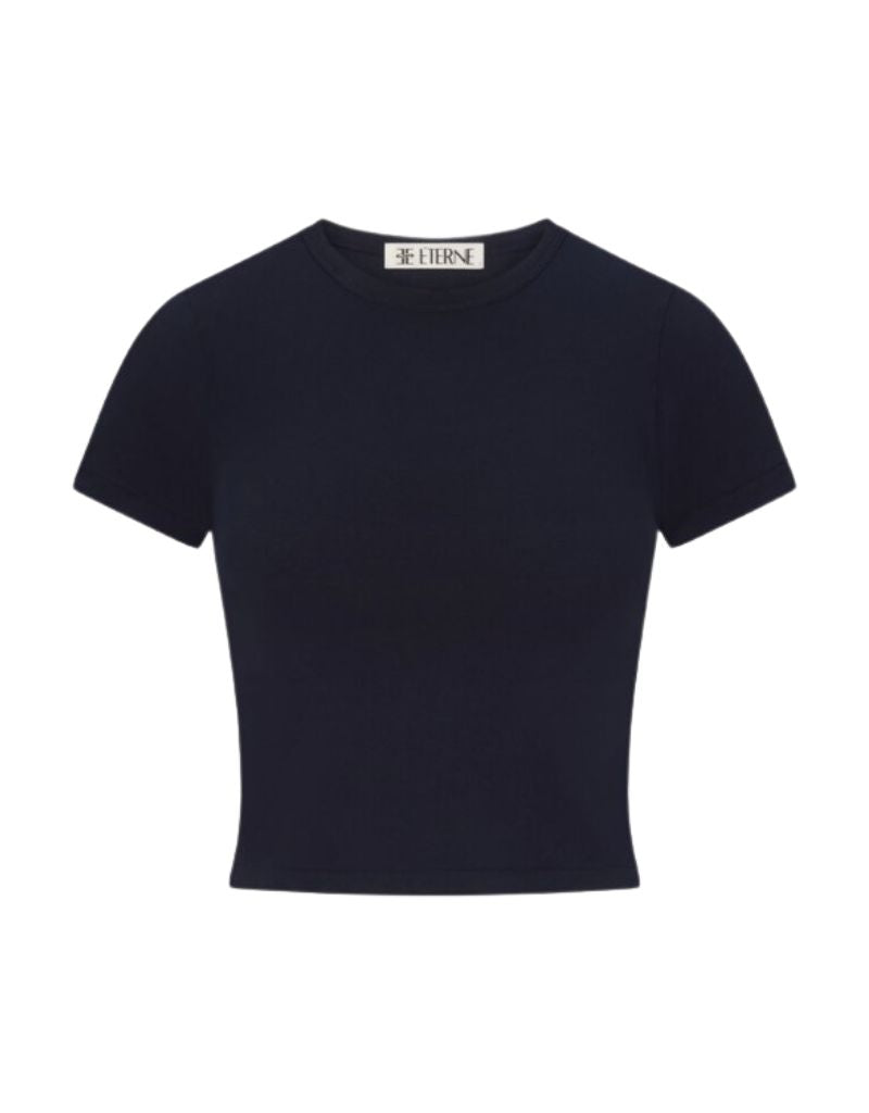 Eterne Short Sleeve Baby Tee Midnight