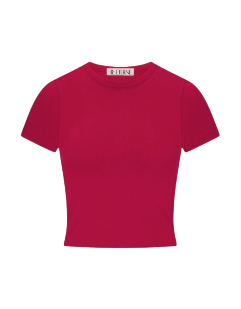 Eterne Short Sleeve Baby Tee Red