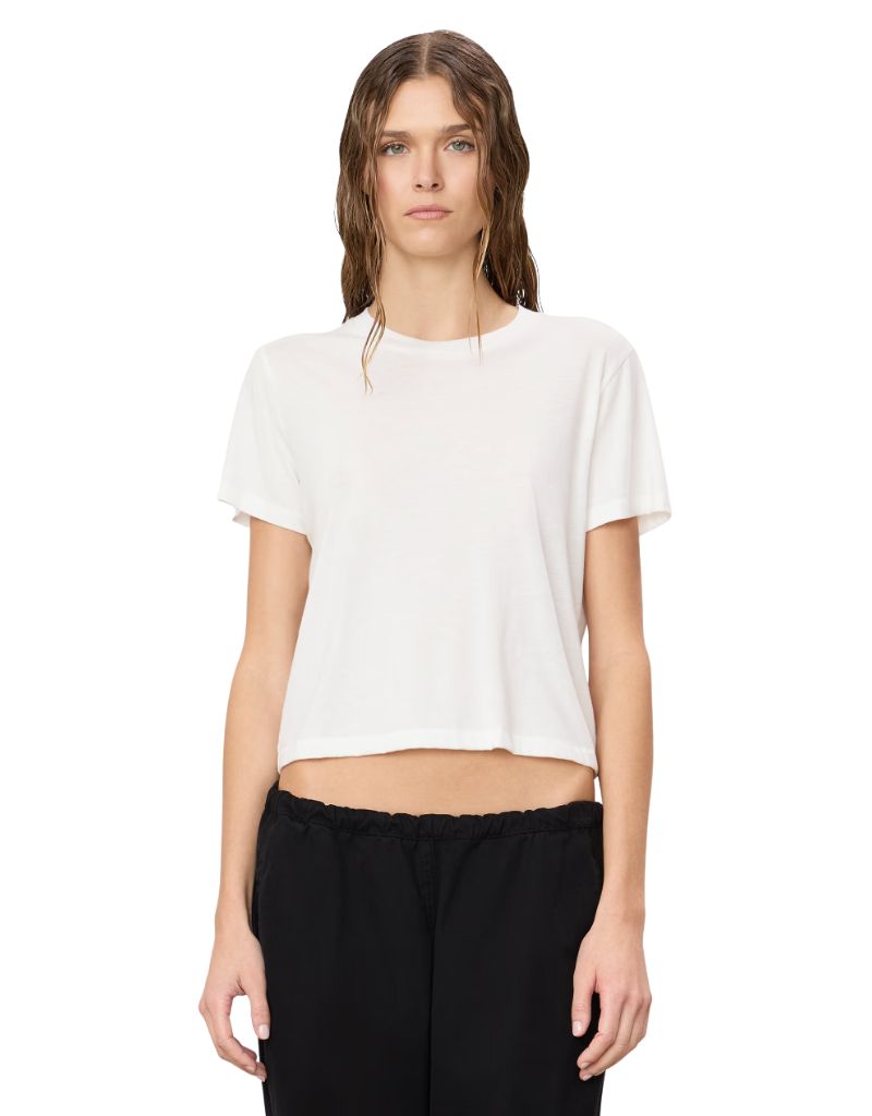 Eterne Short Sleeve Boxy Tee CB3029 Ivory