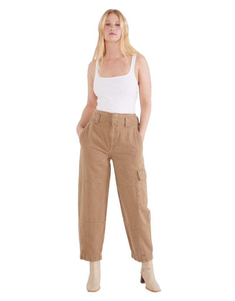 Etica Juni Relaxed Cargo Petrified Oak