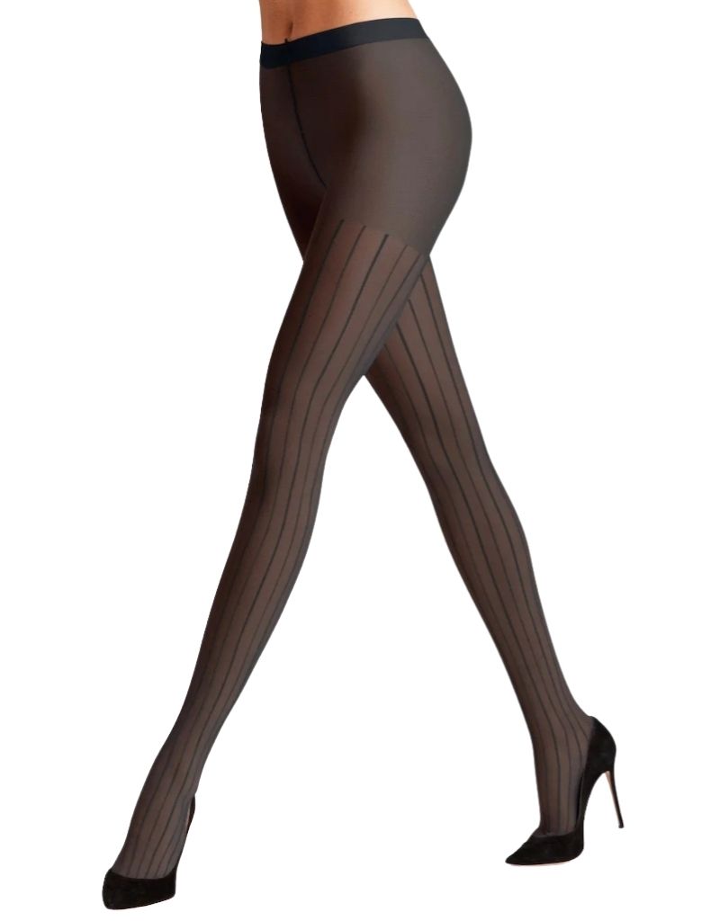 Falke Linear Lounge 25 DEN Women Tights 42302 Black