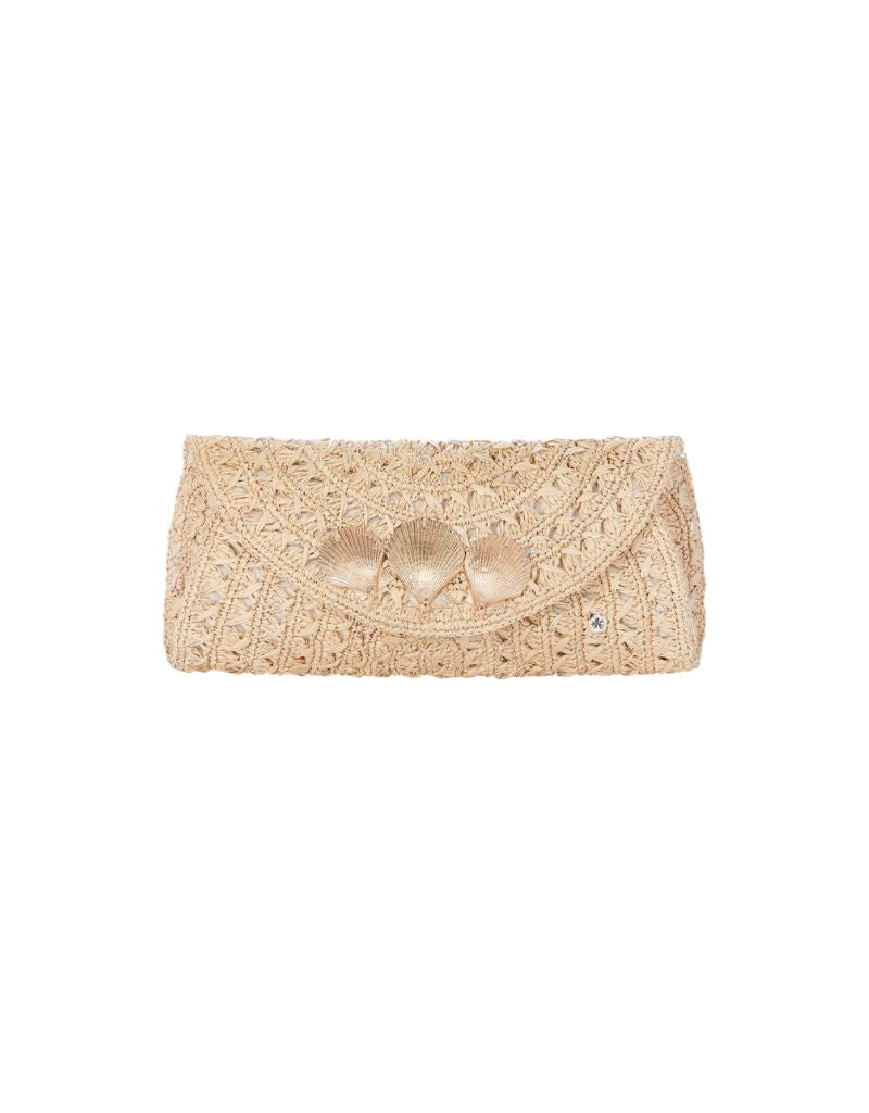 FloraBella Donisa Clutch Natural Silver