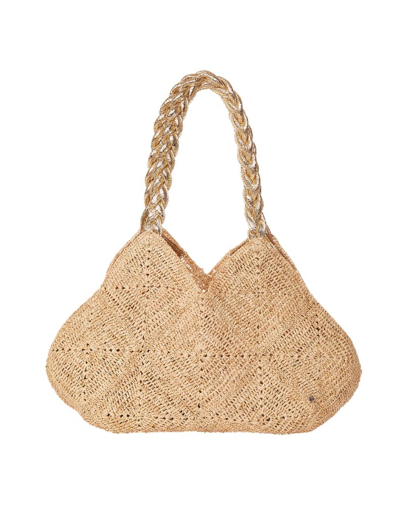 FloraBella Foggia Tote Lux Natural Gold